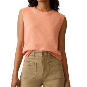 Faherty Sunwashed Organic Cotton Tank in Canyon Sunset